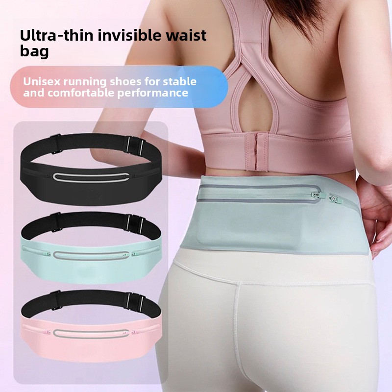 Running Gear To Hold Phone - 3포켓 반사 러닝 벨트 마라톤 허리