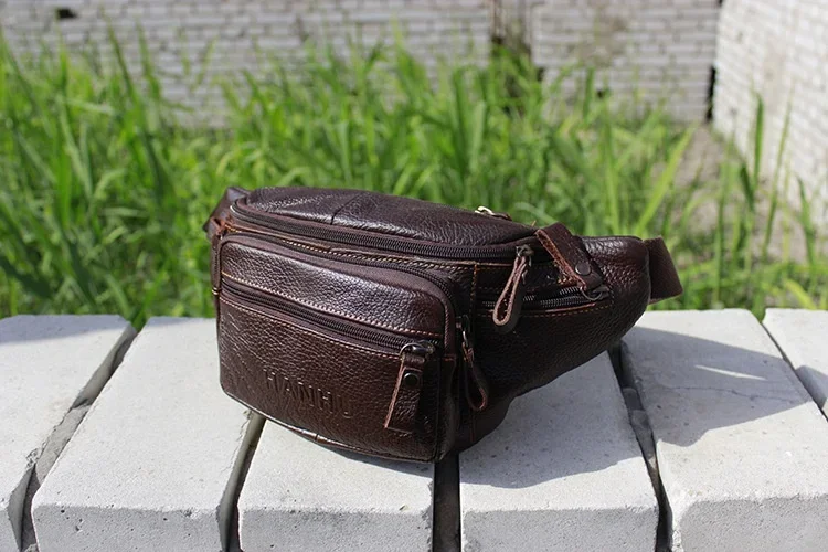정품 쇠가죽 채찍으로 치다 가죽 허리 가방 남자 재미  - Running Gear To Hold Phone 리뷰 및 가격