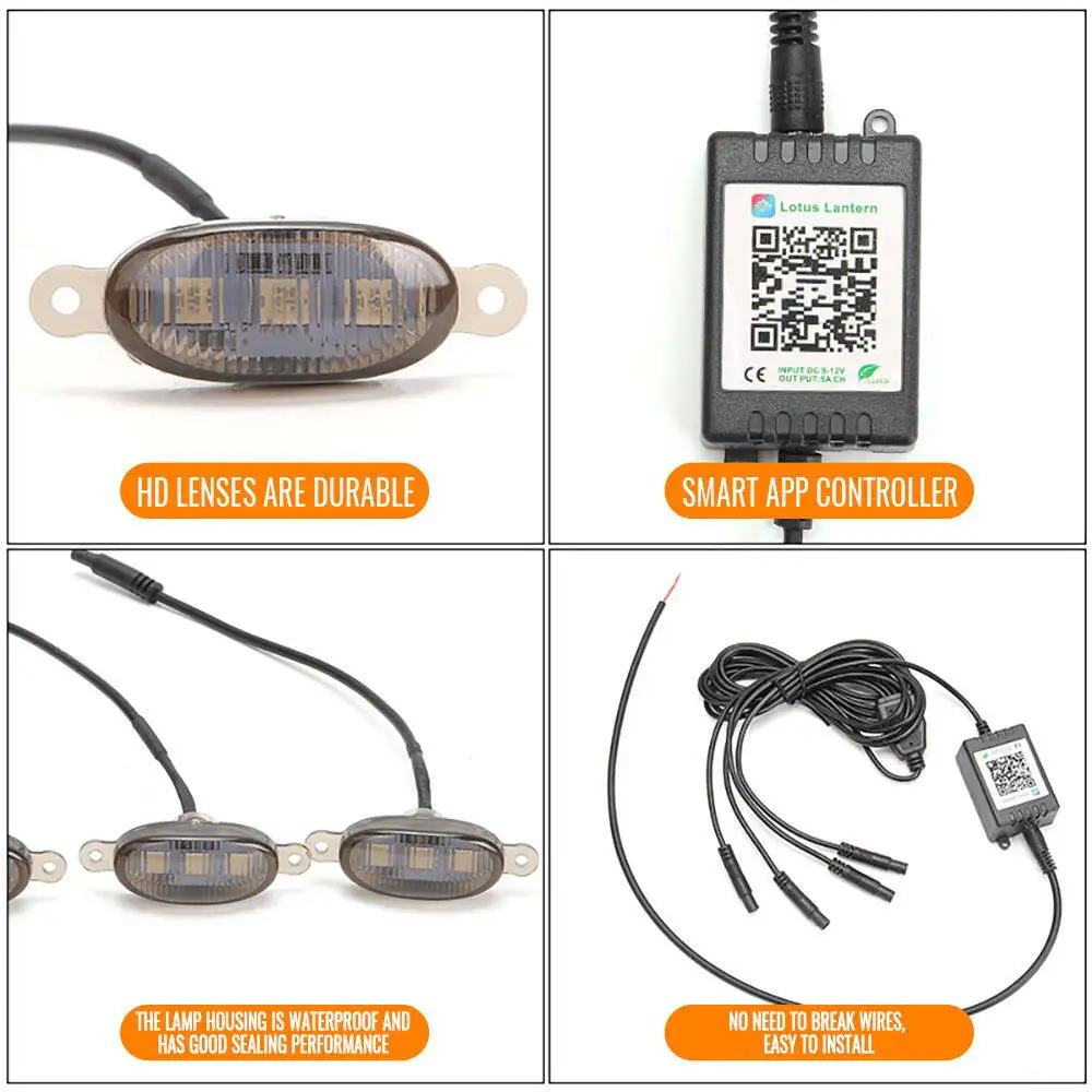 Led 자동차 전면 그릴 조명 범용 주간 러닝 라이트  - Running Gear Accessories 리뷰 및 가격