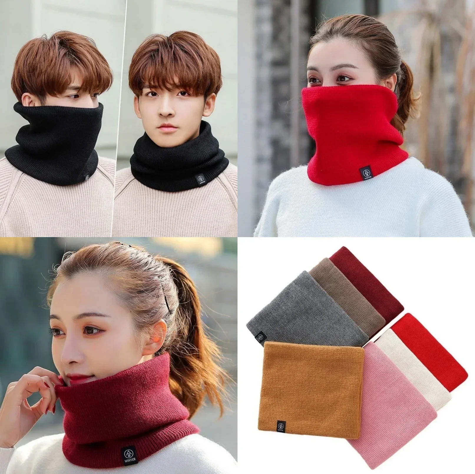 핫세일 패션 부드러운 니트 넥워머, 남녀공용 다기능 페 - Running Gear Men Sale 리뷰 및 가격