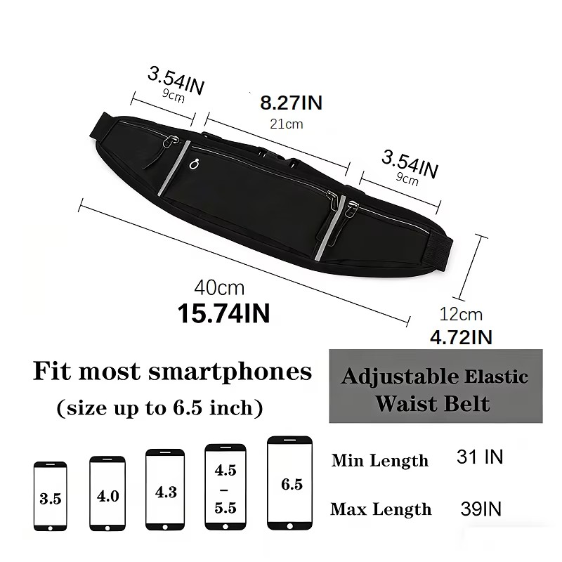 전문 러닝 허리 가방 스포츠 벨트 파우치 휴대폰 케이스 - Running Gear To Hold Phone 리뷰 및 가격