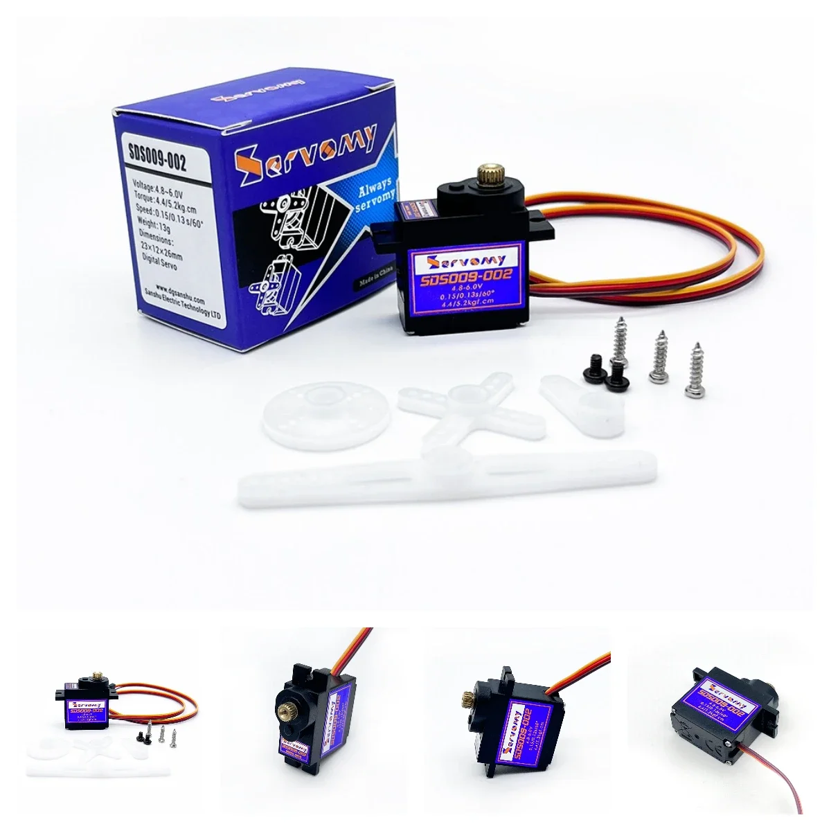 4개 세트 서보미 SDS009-02 9g 서보 4.4K - Running Gear In A Car 리뷰 및 가격